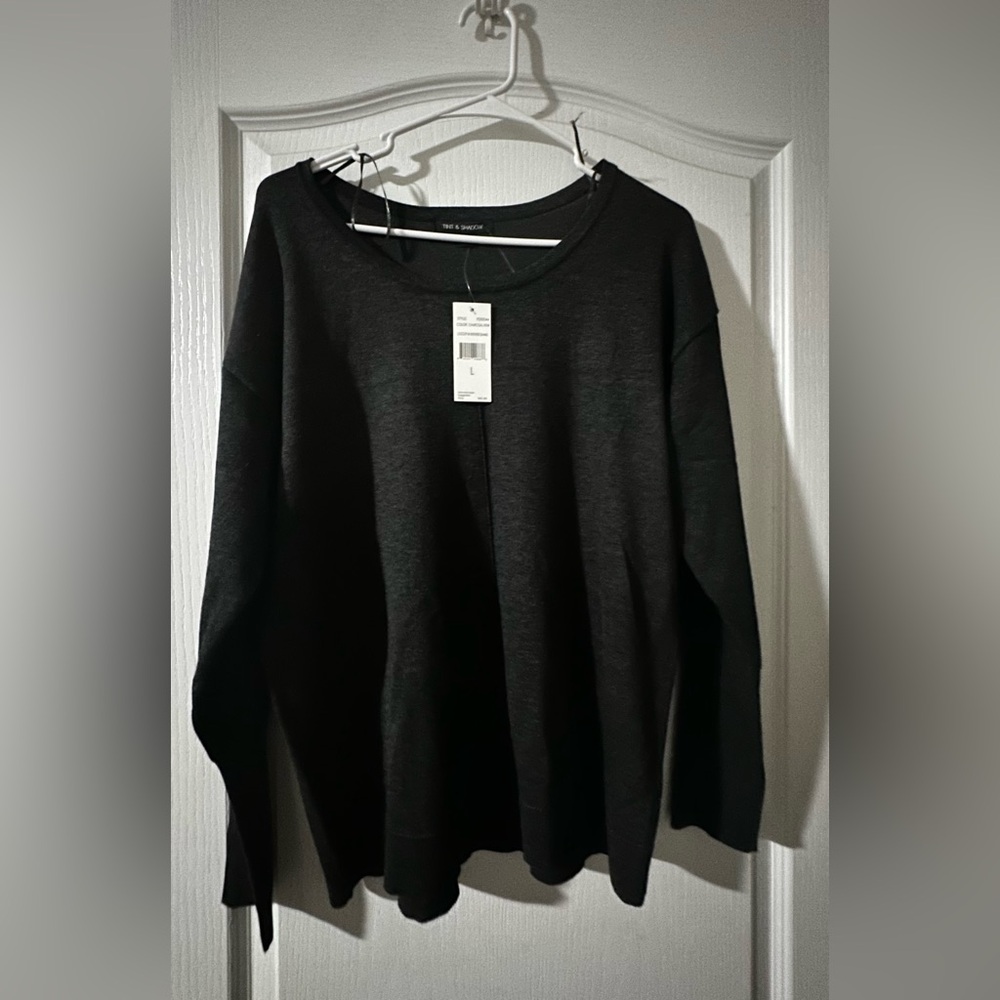 Grey Long Sleeve Sweater